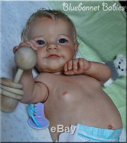 Bluebonnet Babies REBORN Big Baby Blonde Boy Tobiah Laura Lee Eagles 22