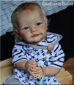 Bluebonnet Babies REBORN Big Baby Blonde Boy Tobiah Laura Lee Eagles 22