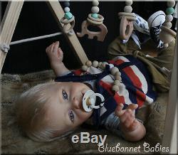 Bluebonnet Babies REBORN Blonde Toddler/Baby Boy LE Yannik Natali Blick