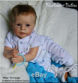 Bluebonnet Babies REBORN PROTOTYPE Mika NEW Baby Boy by Gudrun Legler