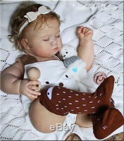 Bluebonnet Babies REBORN Toddler/Baby 7 month old June Asleep RealBorn