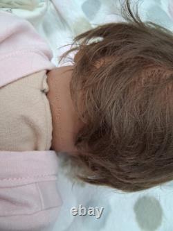 Bonnie Brown reborn Baby Girl dolls 18 inch Rooted Hair Beautiful 2020