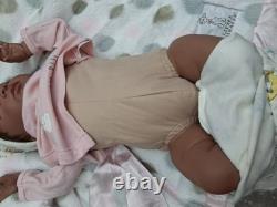 Bonnie Brown reborn Baby Girl dolls 18 inch Rooted Hair Beautiful 2020