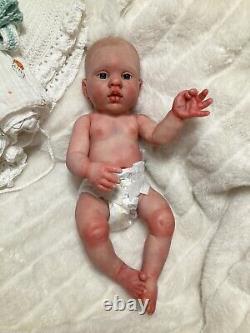 Bountiful Baby Blinkin Girl Reborn Doll Full Body Vinyl Awake 16.5