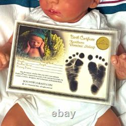 Bountiful Baby Realborn Dominic Asleep Reborn Boy Doll, Outfit & COA