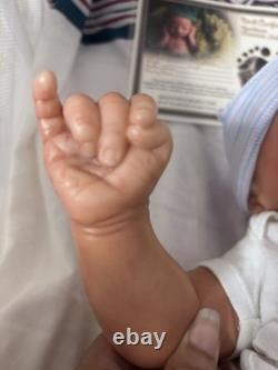 Bountiful Baby Realborn Dominic Asleep Reborn Boy Doll, Outfit & COA