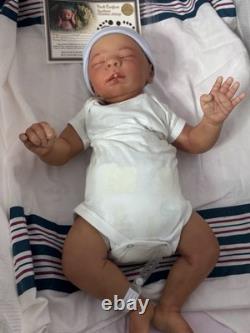 Bountiful Baby Realborn Dominic Asleep Reborn Boy Doll, Outfit & COA