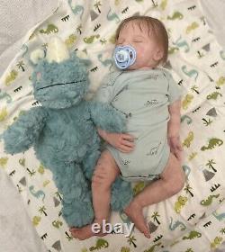 Bountiful baby realborn Steven Asleep Partial Silicone Doll