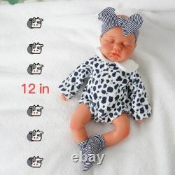 Boy 12 Inch, Silicone Reborn Baby Dolls, Realistic Baby Doll, Not Vinyl, Posable
