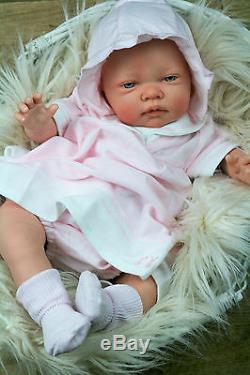 Butterfly Babies Stunning Reborn Baby Girl Pink Spanish Sailor Dress Celia