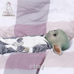 COSDOLL 13.5 Handmade Eif Doll Reborn Full Platinum Silicone Cute Eif Baby Doll