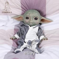 COSDOLL 13.5 Handmade Eif Doll Reborn Full Platinum Silicone Cute Eif Baby Doll