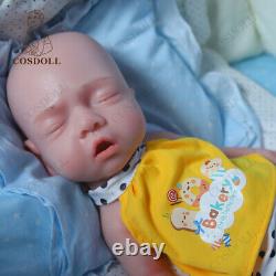 COSDOLL 14.9 Sleeping Newborn Boy WithDrink-wet System Silicone Reborn Baby Dolls