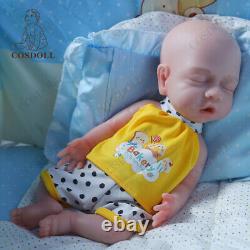 COSDOLL 14.9 Sleeping Newborn Boy WithDrink-wet System Silicone Reborn Baby Dolls