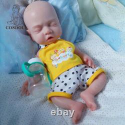 COSDOLL 14.9 Sleeping Newborn Boy WithDrink-wet System Silicone Reborn Baby Dolls