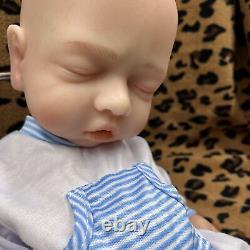 COSDOLL 14.9in Full Body Silicone Doll Reborn Baby? Dolls? Newborn Sleeping BOY