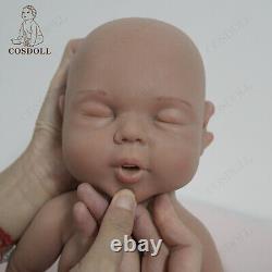 COSDOLL 15.5'' Full Soft Silicone Reborn Baby Doll Newborn Girl Doll Brown Skin