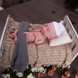 COSDOLL 15.5 Preemie Newborn Full Body Platinum Silicone Reborn BOY Baby Doll