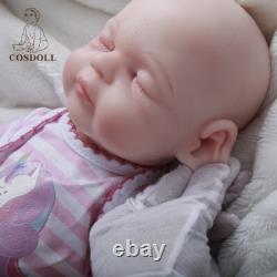 COSDOLL 15.5''Reborn Baby Doll Newborn Girl Full Body Silicone(From head to toe)