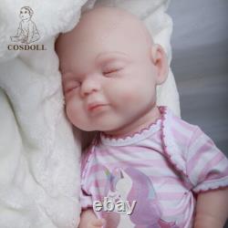 COSDOLL 15.5''Reborn Baby Doll Newborn Girl Full Body Silicone(From head to toe)