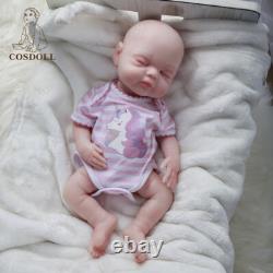 COSDOLL 15.5''Reborn Baby Doll Newborn Girl Full Body Silicone(From head to toe)