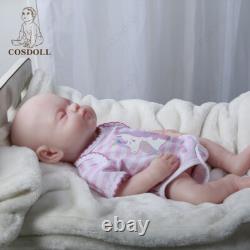 COSDOLL 15.5''Reborn Baby Doll Newborn Girl Full Body Silicone(From head to toe)