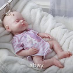 COSDOLL 15.5''Reborn Baby Doll Newborn Girl Full Body Silicone(From head to toe)