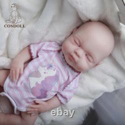 COSDOLL 15.5''Reborn Baby Doll Newborn Girl Full Body Silicone(From head to toe)