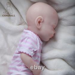 COSDOLL 15.5''Reborn Baby Doll Newborn Girl Full Body Silicone(From head to toe)