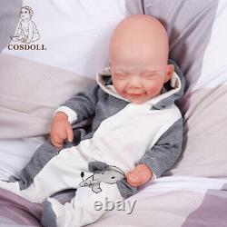 COSDOLL 15 in Reborn Baby Dolls Full Body Silicone Smiley Newborn Doll BOY Baby