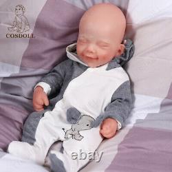COSDOLL 15 in Reborn Baby Dolls Full Body Silicone Smiley Newborn Dolls BOY Baby
