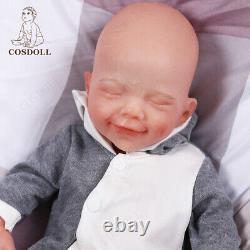 COSDOLL 15 in Reborn Baby Dolls Full Body Silicone Smiley Newborn Dolls BOY Baby