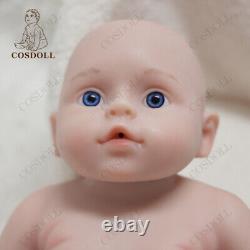 COSDOLL 16.5'' Drink-Wet Reborn Baby Dolls 2.55kg Platinum Silicone Newborn Girl