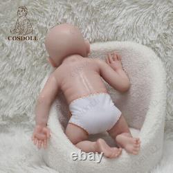 COSDOLL 16.5'' Drink-Wet Reborn Baby Dolls 2.55kg Platinum Silicone Newborn Girl