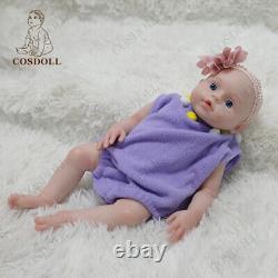 COSDOLL 16.5'' Drink-Wet Reborn Baby Dolls 2.55kg Platinum Silicone Newborn Girl