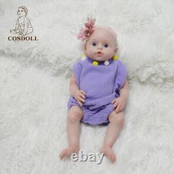 COSDOLL 16.5'' Drink-Wet Reborn Baby Dolls 2.55kg Platinum Silicone Newborn Girl