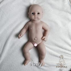 COSDOLL 16.5 Reborn Baby PERFECT BABY GIRL Silicone Newborn Doll Unpainted