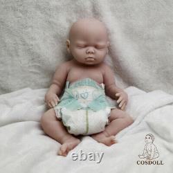 COSDOLL 16 in Lifelike Soft Platinum Silicone Reborn Baby Doll UNPAINTED