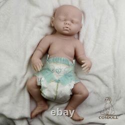 COSDOLL 16 in Lifelike Soft Platinum Silicone Reborn Baby Doll UNPAINTED