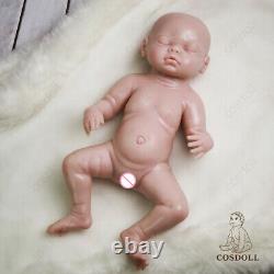 COSDOLL 16 in Lifelike Soft Platinum Silicone Reborn Baby Doll UNPAINTED