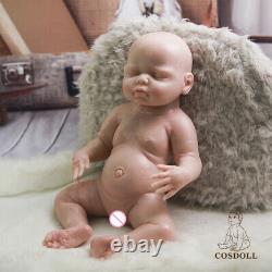 COSDOLL 16 in Lifelike Soft Platinum Silicone Reborn Baby Doll UNPAINTED