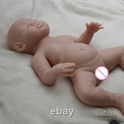 COSDOLL 16 in Lifelike Soft Platinum Silicone Reborn Baby Doll UNPAINTED