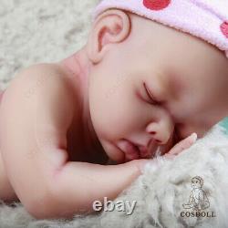 COSDOLL 16 in Newborn baby Lifelike Soft Platinum Silicone Reborn Baby Doll