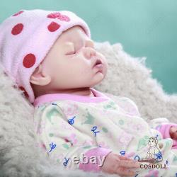 COSDOLL 16 in Newborn baby Lifelike Soft Platinum Silicone Reborn Baby Doll