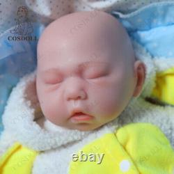 COSDOLL 17.5 Reborn Baby Dolls 2.65kg Full Body Silicone Newborn Baby Girl Doll