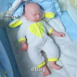 COSDOLL 17.5 Reborn Baby Dolls 2.65kg Full Body Silicone Newborn Baby Girl Doll