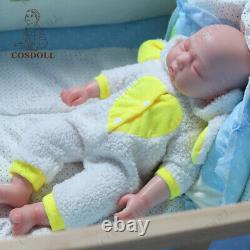 COSDOLL 17.5 Reborn Baby Dolls 2.65kg Full Body Silicone Newborn Baby Girl Doll