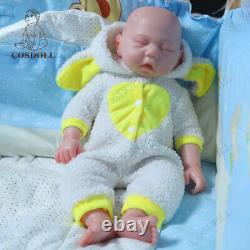 COSDOLL 17.5 Reborn Baby Dolls 2.65kg Full Body Silicone Newborn Baby Girl Doll