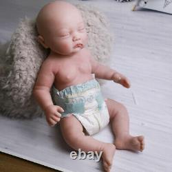 COSDOLL 17.7Realistic Full Body Silicone Baby Dolls 3.45KG Reborn Girl Handmade