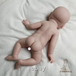 COSDOLL 17 in Real Lifelike Newborn Baby Full Silicone Reborn Baby Girl Doll